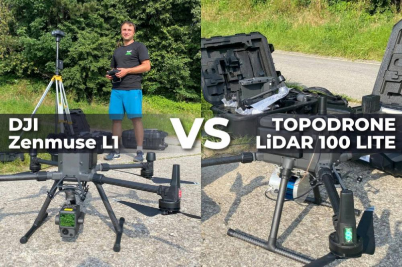 Overview of DJ ZENMUSE L1 from field works to data processing