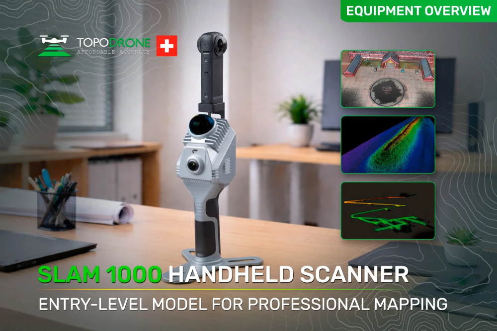 SLAM 1000 HANDHELD SCANNER: ENTRY-LEVEL MODEL FOR PROFESSIONAL MAPPING