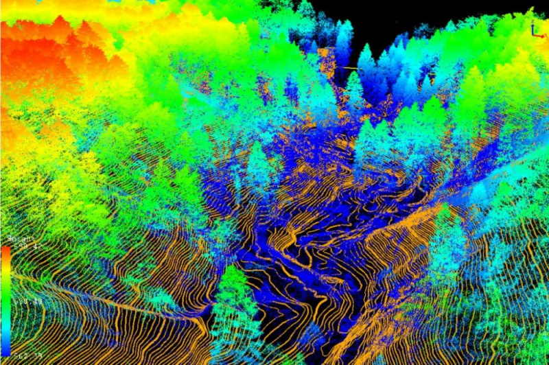 UAV LIDAR SURVEY OVER FOREST MOUNTAIN AREAS, AUTOMATIC POINTS CLOUD CLASSIFICATION AND TERRAIN EXTRACTION
