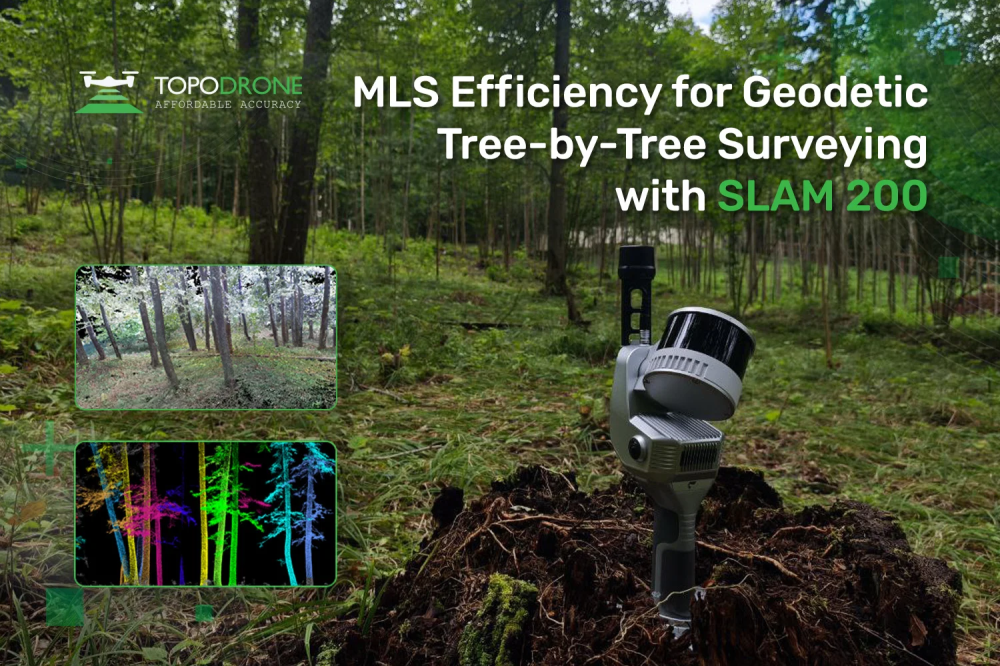 MLS EFFICIENCY FOR GEODETIC TREE-BY-TREE SURVEYING WITH SLAM 200