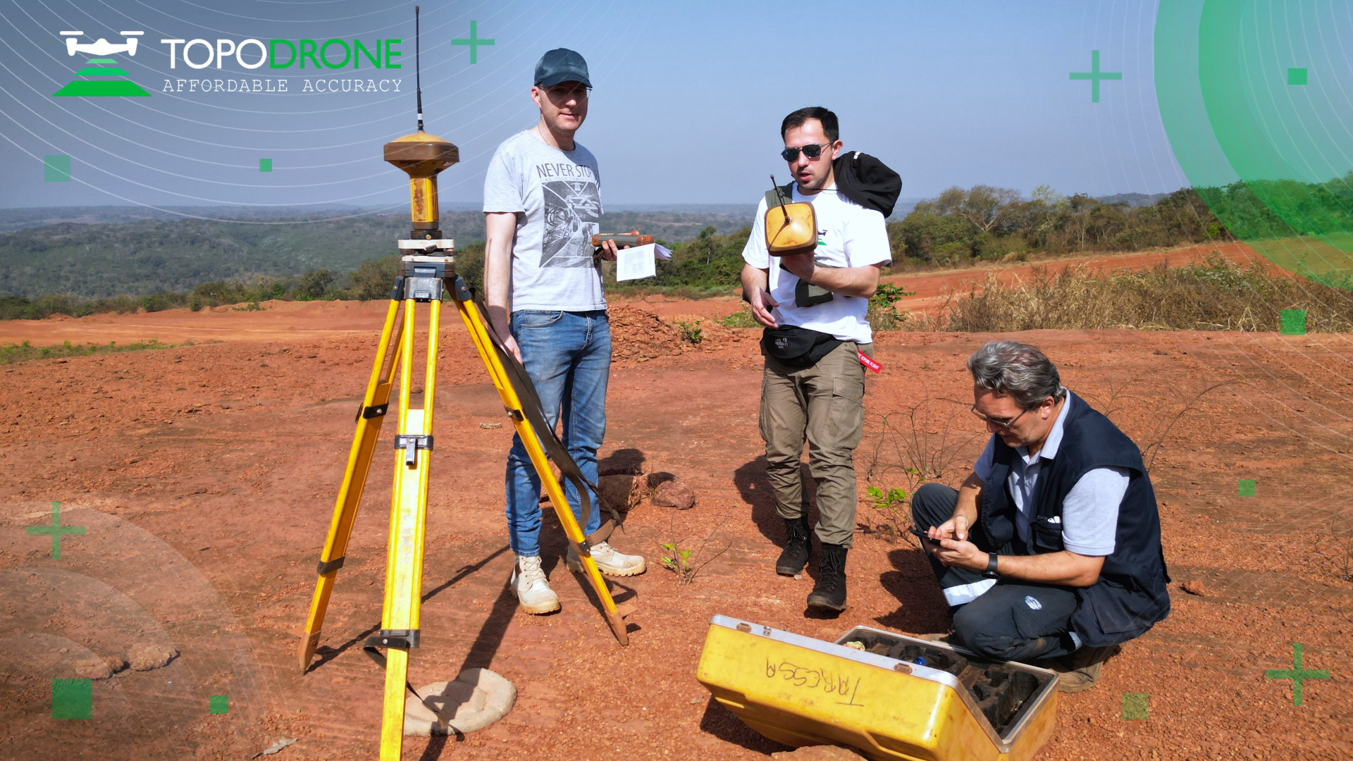 TOPODRONE IN SANGAREDI, REPUBLIC OF GUINEA