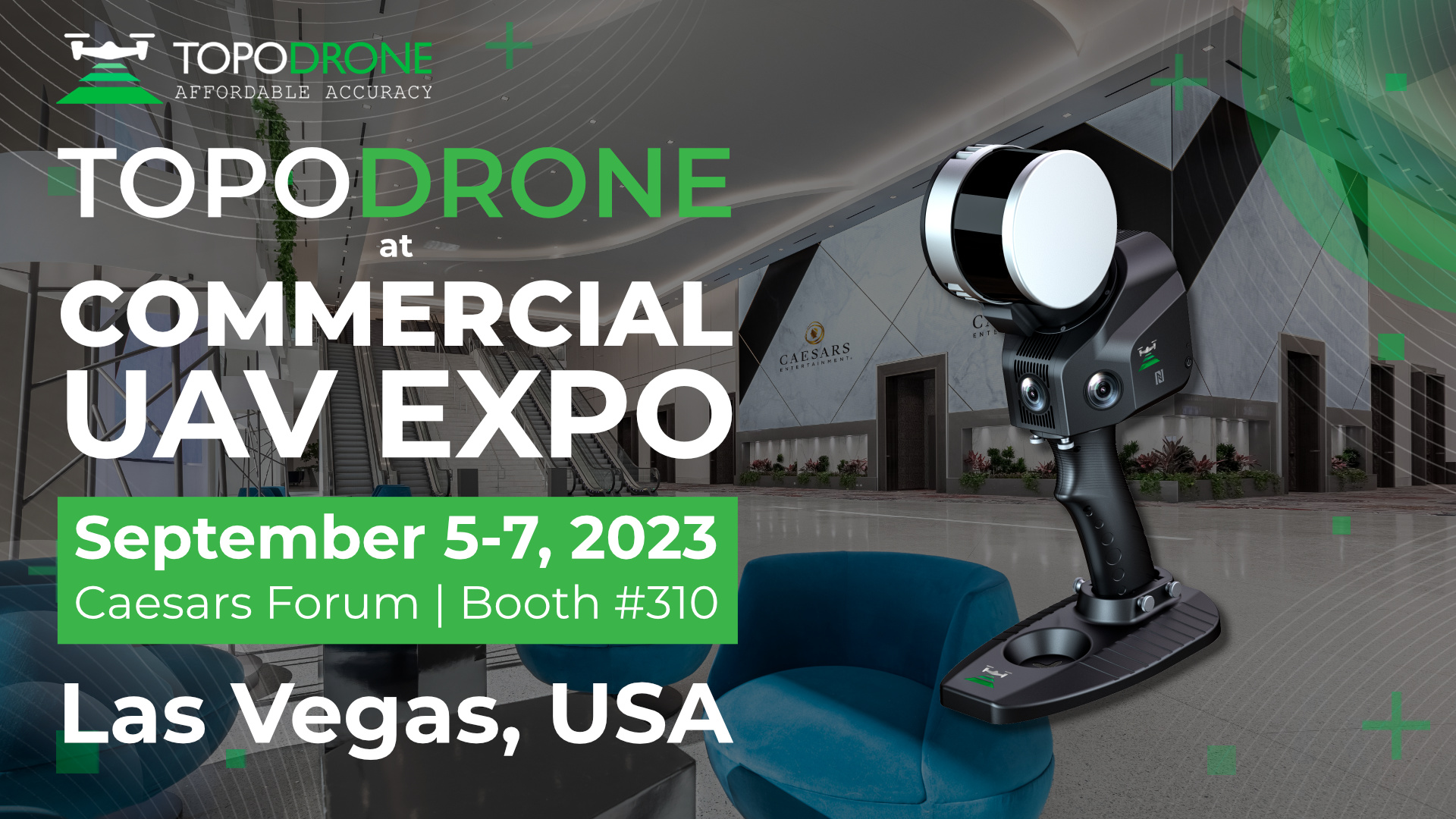 TOPODRONE AT COMMERCIAL UAV EXPO