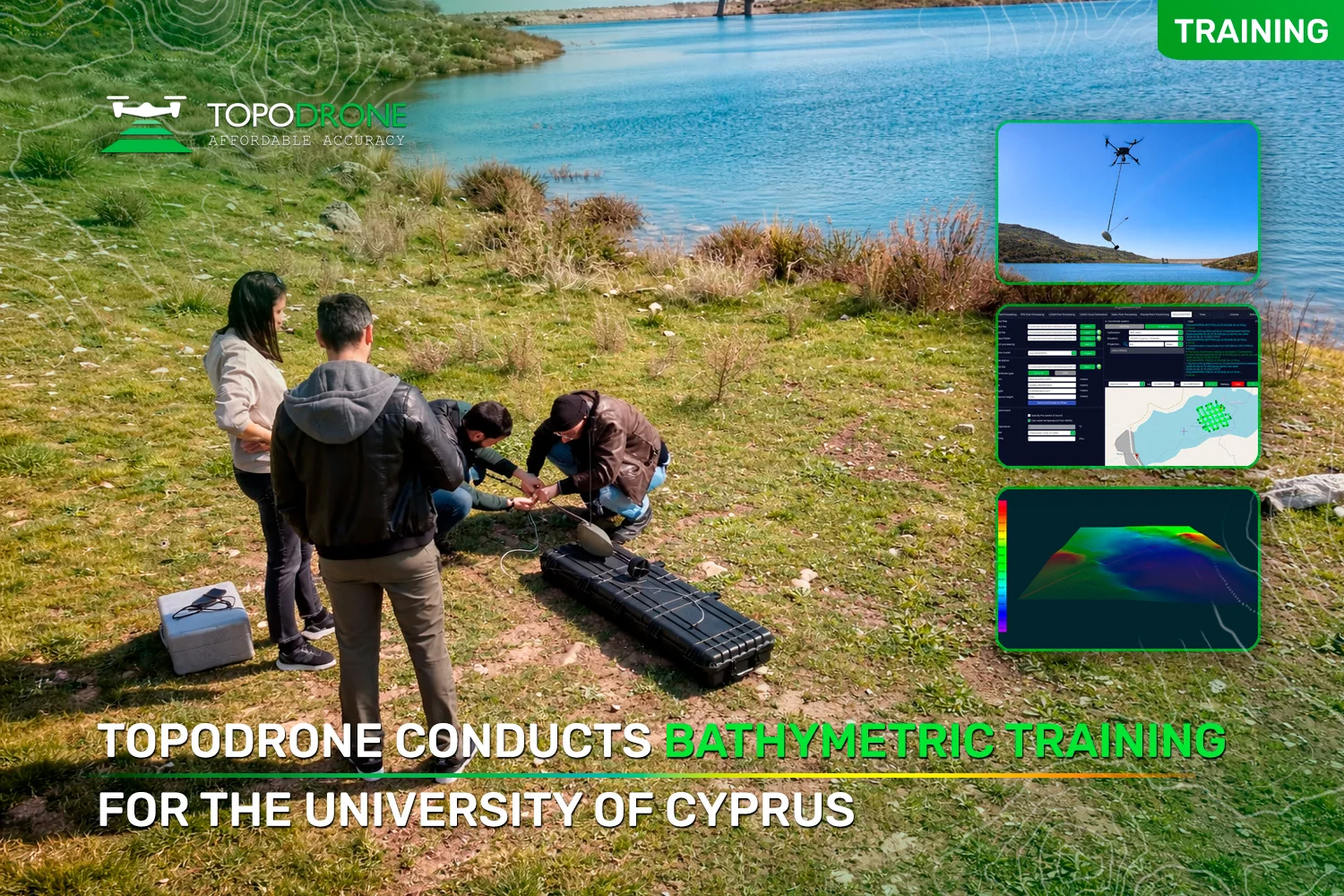 TOPODRONE CONDUCTS BATHYMETRIC TRAINING FOR THE UNIVERSITY OF CYPRUS