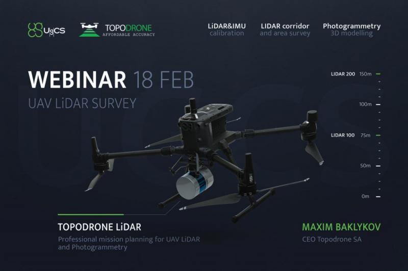 TOPODRONE LiDAR and Photogrammetry Survey With UgCS