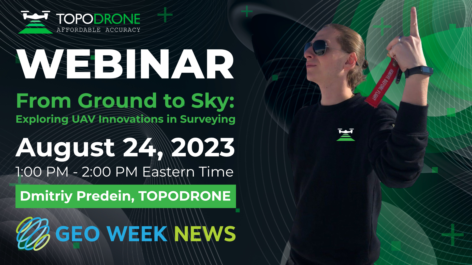 TOPODRONE AT GEO WEEK NEWS ONLINE WEBINAR