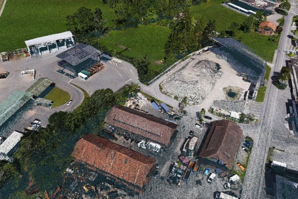 Survey of building volumes and dimensions