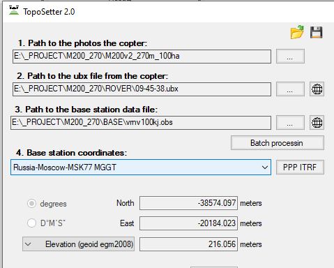 Selecting the coordinate system in TOPOSETTER 2.0 Pro 07.jpg