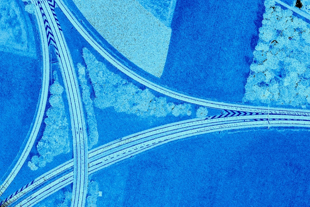 Point cloud visualization by intensity