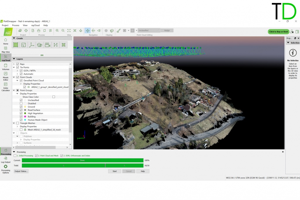 Figure7. A dense cloud of points Fig.7. Dense point cloud