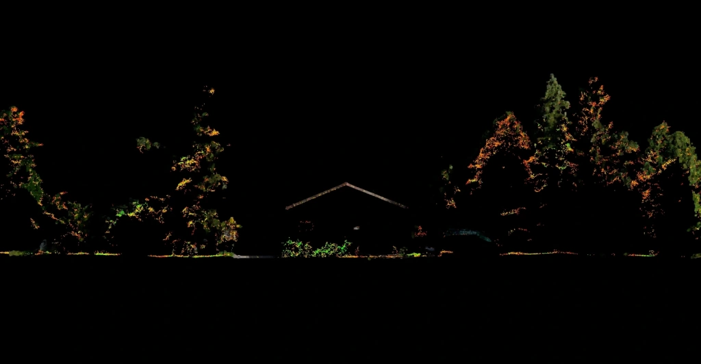 Merged point cloud data from photogrammetry and airborne laser scanning