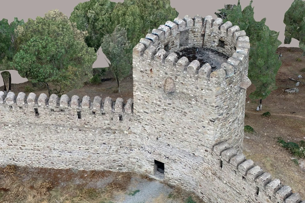 Chailluri Fortress – Overview 3D Point Cloud Model