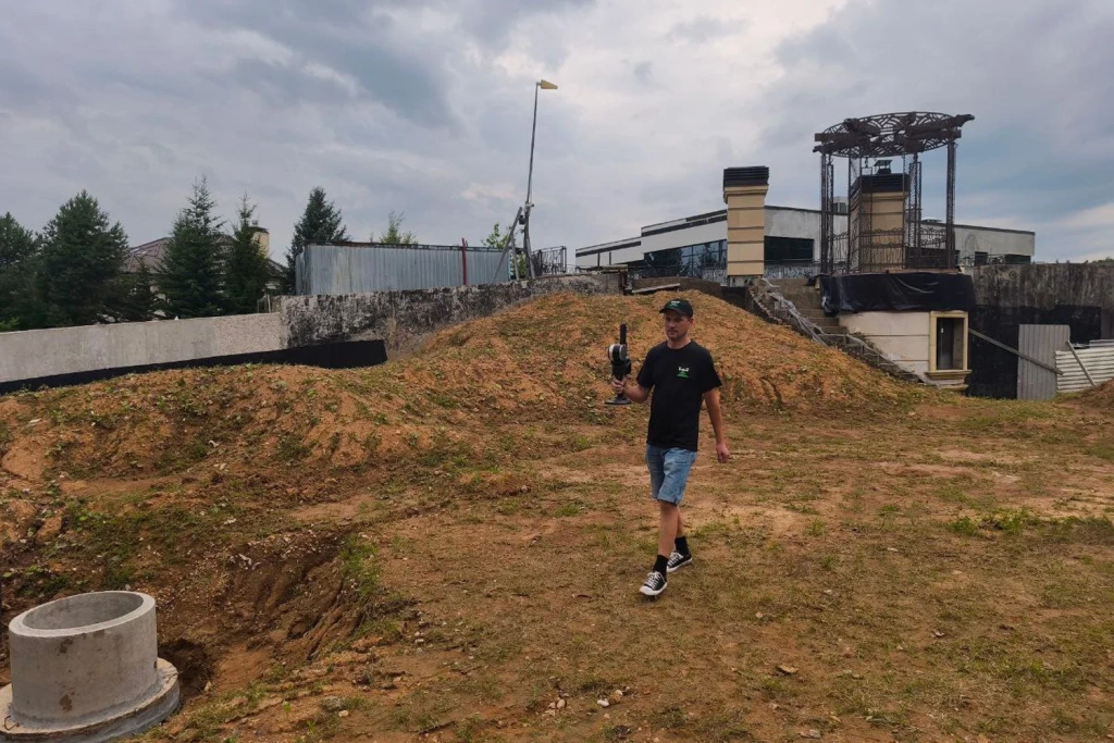 Site scanning using the SLAM 1000