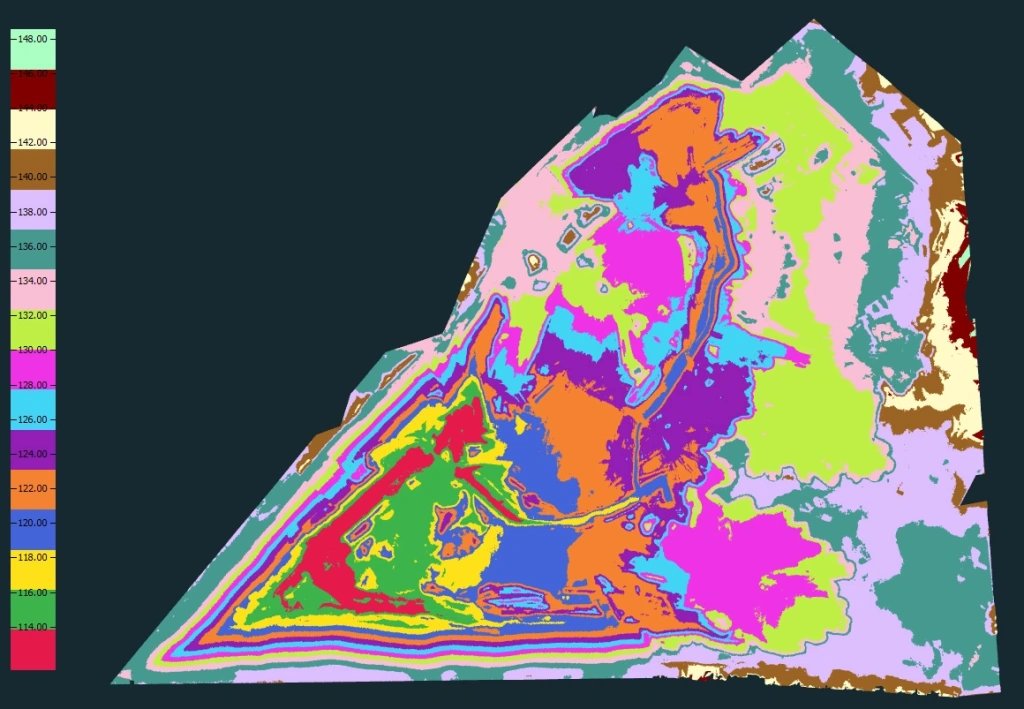 Point cloud by height