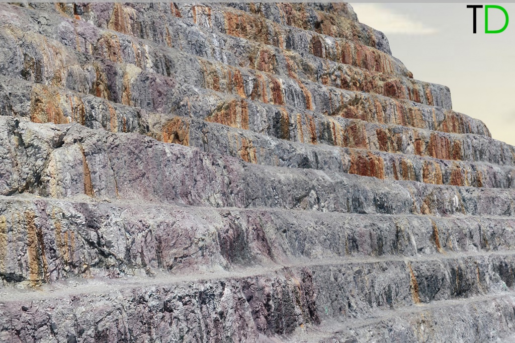 Рис.9. 3D Борта карьера Рис.9. 3D Борта карьера