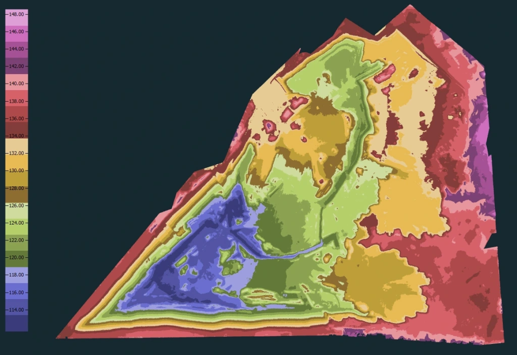 Point cloud by height