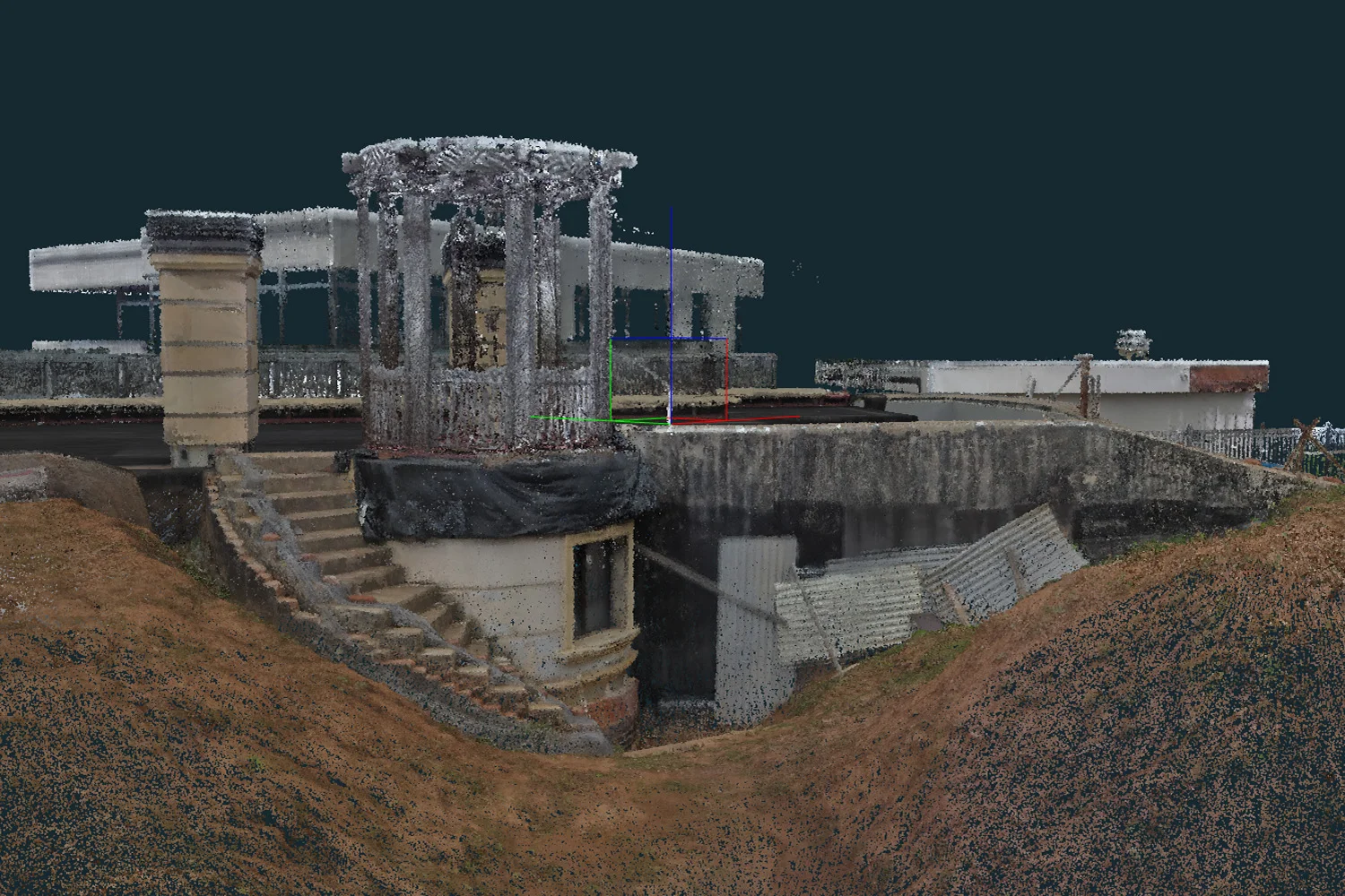 Point cloud from the SLAM 100 survey