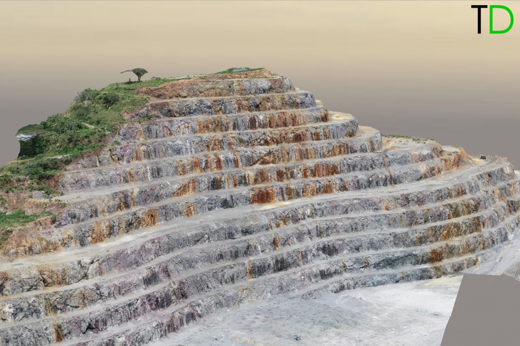 Рис.8. 3D Борта карьера Рис.8. 3D Борта карьера