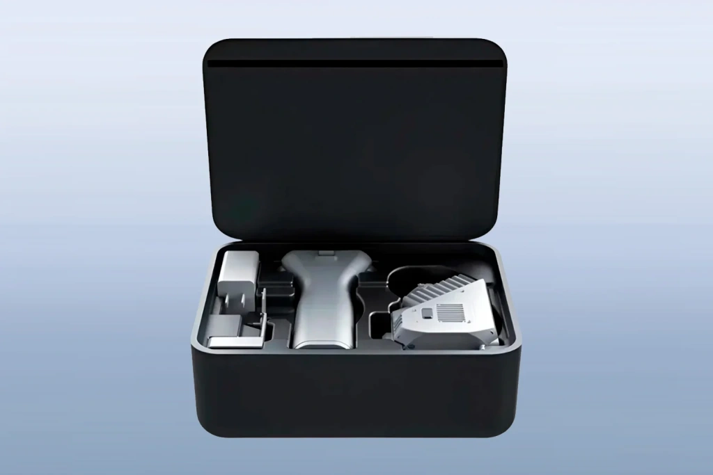 Compact carry case of the SLAM 1000 scanner