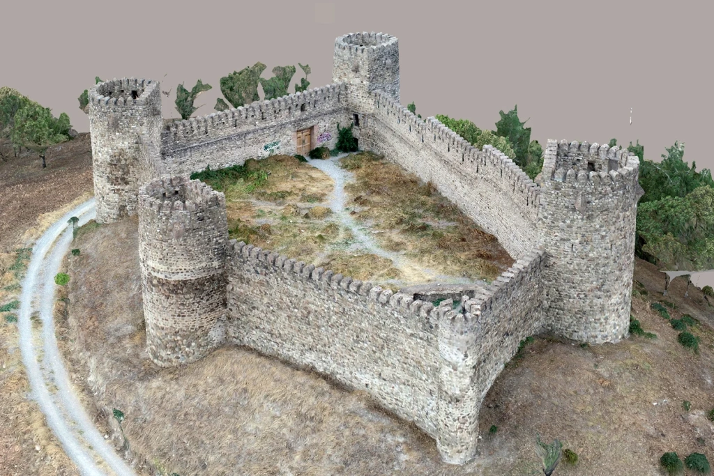 Overview 3D Model of the Point Cloud of Chailluri Fortress