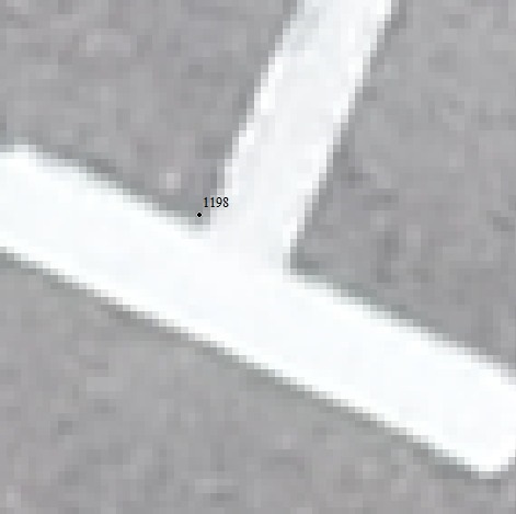 The comparison results of the orthophotomap control points location The comparison results of the orthophotomap control points location