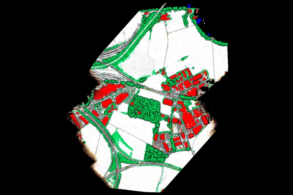 Classified point cloud