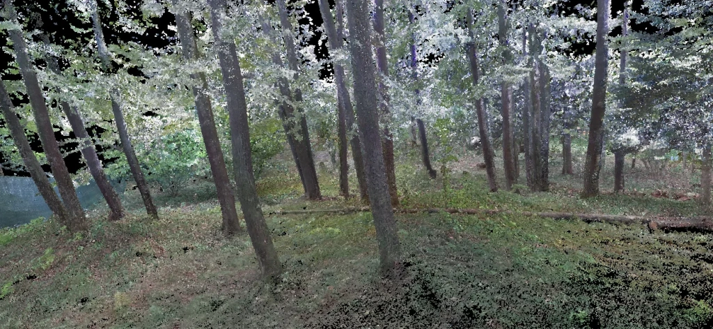 Geodetic tree-by-tree survey with SLAM 200